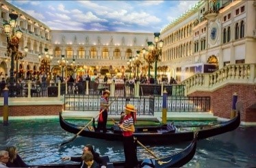 The Venetian et ses gondoles